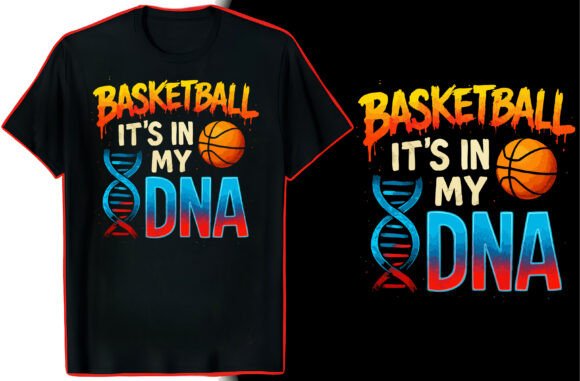 Basketball Fan Quote T-Shirt Graphics for Branding