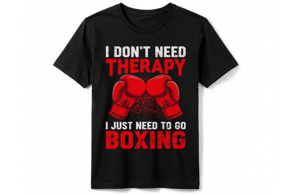 Boxing Therapy Gloves T-shirt Graphics & T-Shirt Designs