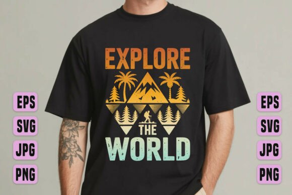 Explore the World Travel Design Graphics