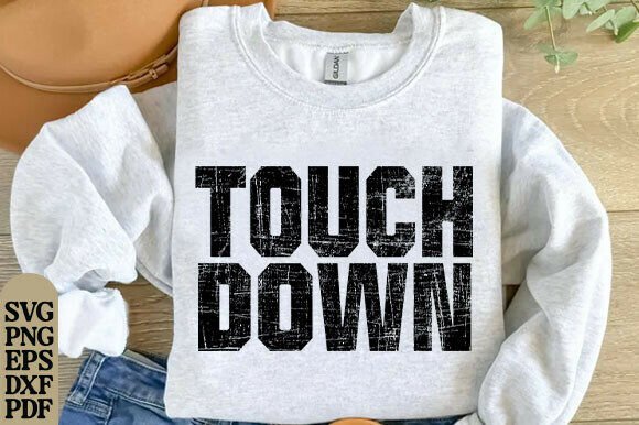 Football Touchdown Bow Graphics for T-Shirt Designs