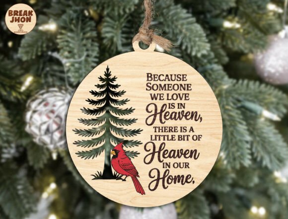 Heaven Cardinal Ornament SVG: A Graphic for Emotional Branding