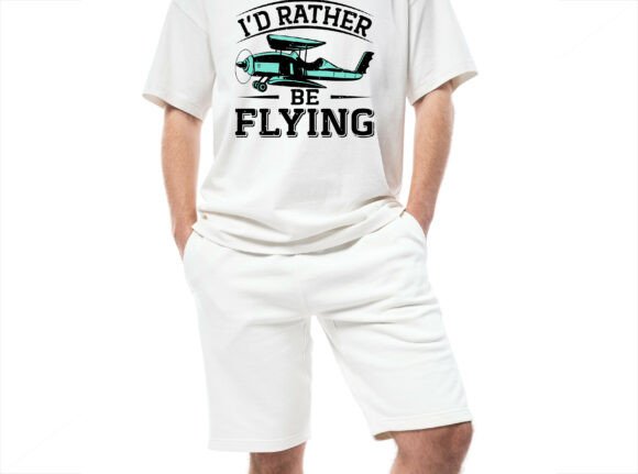 Pilot Quote T-shirt Design Graphics