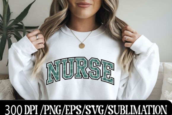 Trendy Nurse SVG Vector for Digital Use Graphics